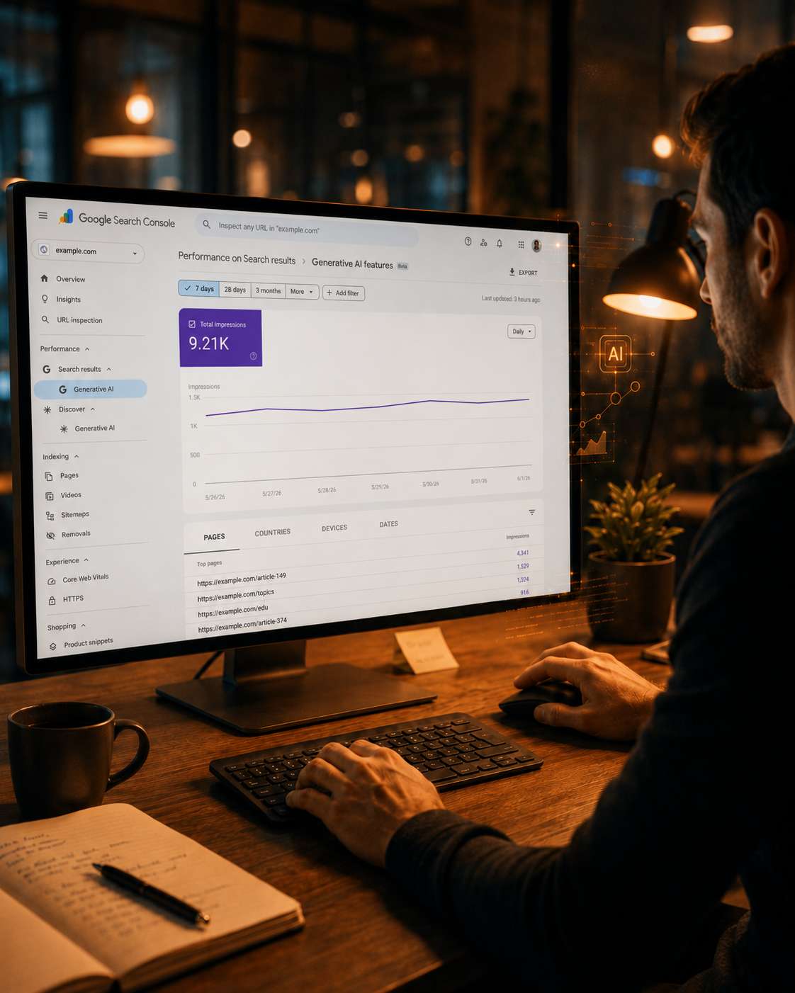 Google empieza a medir la IA generativa en Search Console