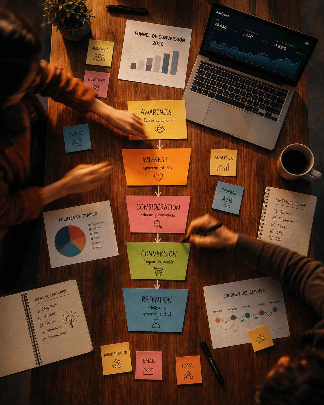¿Cómo hacer un funnel de conversión en marketing?