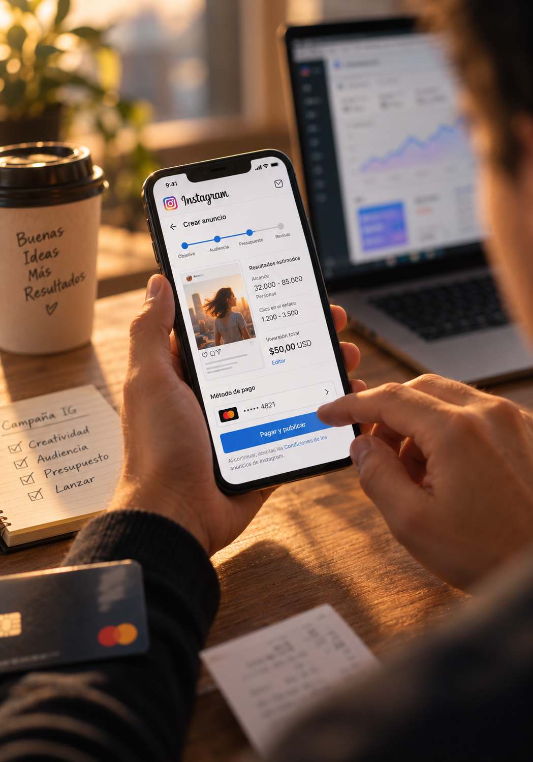 como pagar publicidad en instagram